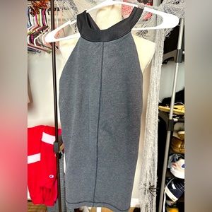 Lululemon size 6 black and grey tank